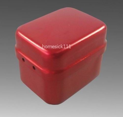 New 30 holes bur disinfection box Red