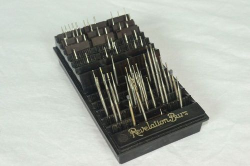 VINTAGE REVELATION DENTAL BURS - LAPIDARY JEWELRY DRILLING - CRAFTS HOROLOGY