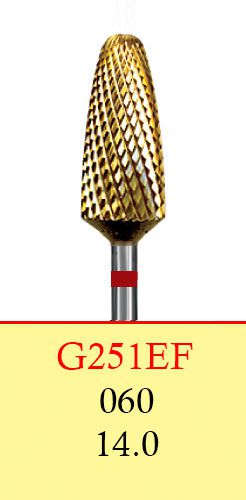 Dental Lab Carbide Cutters-HP Shank (44.5 mm)-G251EF/060(8322)-Cross Cut(2 Burs)