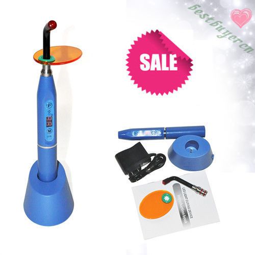 Dental!!5w wireless cordless led curing light lamp-1500mw noiseless blue sale~ for sale