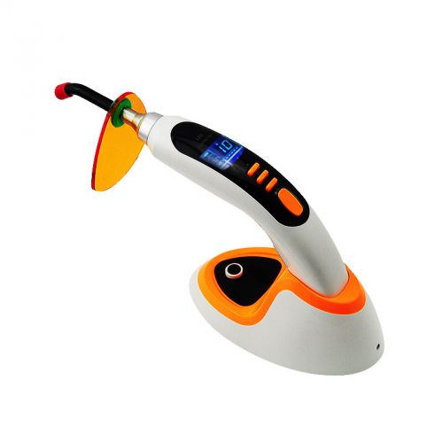 Wireless cordless led dental curing light lamp1800mw+teeth whitening accelerator for sale