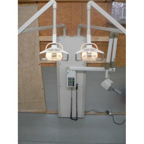 Cabinet or wall mt end cap with helthco lights villa explor-x xray refurbished for sale