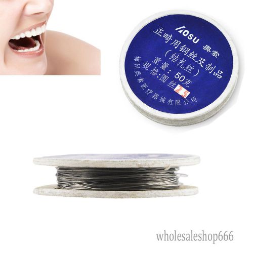 Big Sale! Orthodontic Ligature Wire, Dia.025&#034;, Length of 30m --- 1 roll/50g