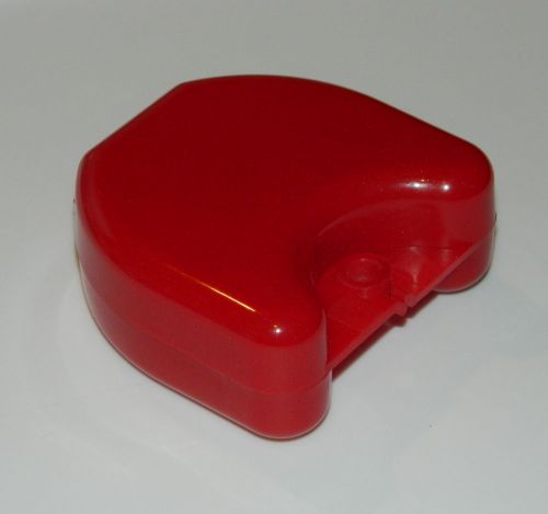 Red - premium retainer case -denture / guard - appliance dental box for sale