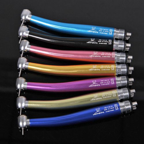 NSK Style Dental High Speed Handpiece Push Button 4 Hole- 7 colors to  choose