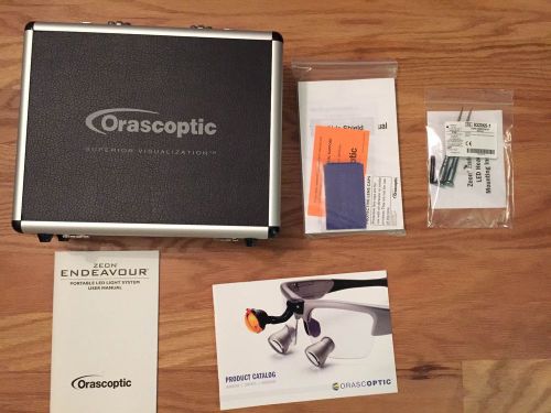Brand new orascoptic black rydon loupes with light still in box! for sale