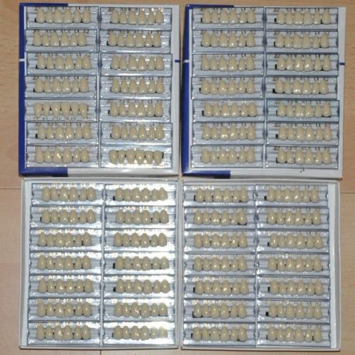 Oral 6x1 color a2 acrylic resin denture incisors 2 boxes (56 plate) for sale