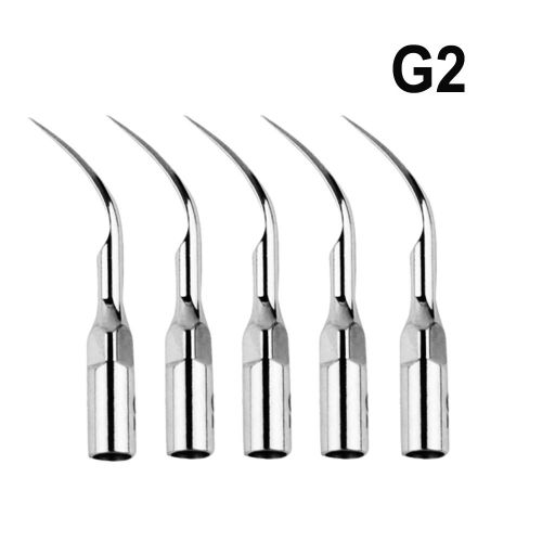 5pcs G2 Dental Ultrasonic Piezo Scaler Scaling Tips Hanpiece Fit EMS UDS