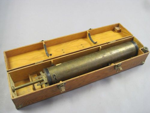 Vintage Foerst Mechanical Specialties Kemmerer Water Sampler w Box &amp; Messenger