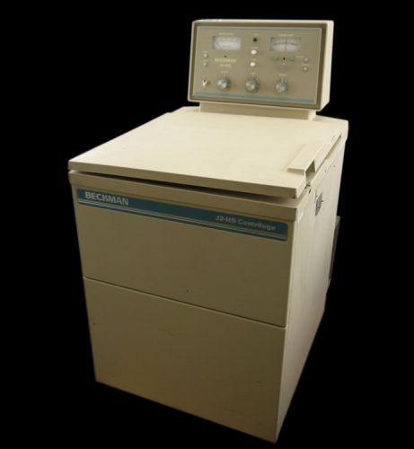 Beckman coulter j2-hs high speed refrigerated floor centrifuge no rotor parts for sale