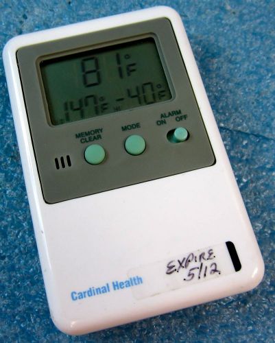 Cardinal health t2960-4 refrigerator freezer temperature monitor / alarm, s/p b for sale