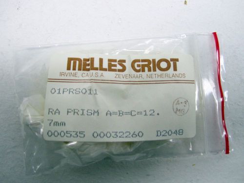 Melles Griot Right Angle Prism # 01PRS011, BK7, A=B=C= 12,  7mm, Optical Laser