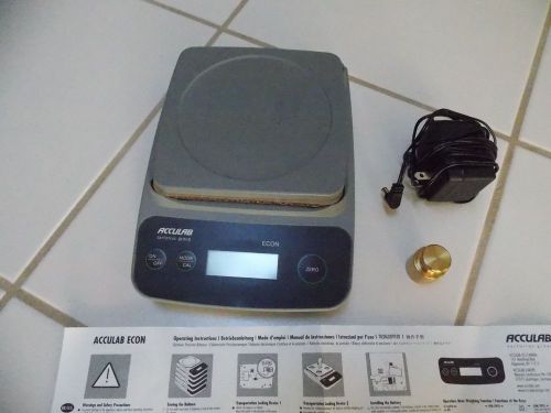 Acculab ec-211 electronic precision scale balance maximum 210g for sale