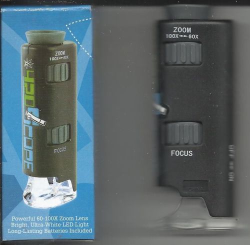 420 Scope Handheld Microscope 60-100X Zoom Lens Magnify