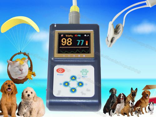 HOT! VET Veterinary Spo2 Monitor, Blood Oxygen,Oximeter PC software 1.8&#034; LCD