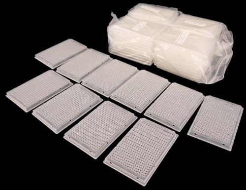 Lot of 50 new mjr microseal msp-3842 384-well polypropylene microplate pcr plate for sale