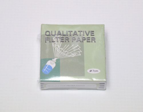 QUALITATIVE FILTER PAPER 7 cm 7cm 100 DISCS FAST Laboratory LAB solution filter