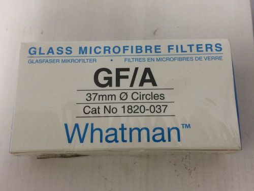 Whatman glass microfibre filters gf/a 37mm circles - 100pk - cat no 1820-037 for sale