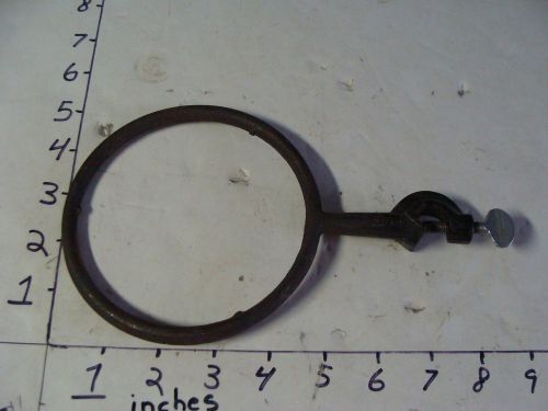 Elli buk collection--1 vintage beaker stand ring holder--cast iron #7 for sale