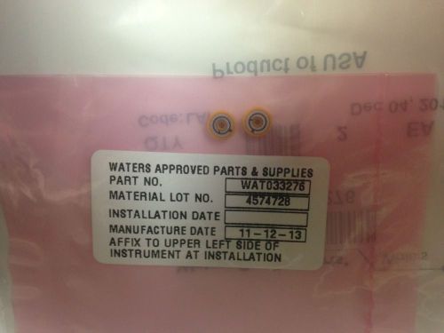Waters HPLC Seal Pack High Pressure Seals Part NO. WAT033276