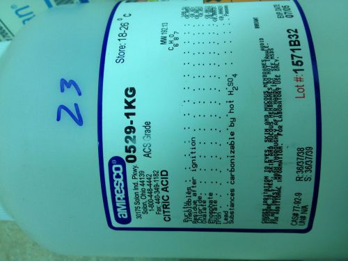 Citric acid, 1000 gm bottle for sale