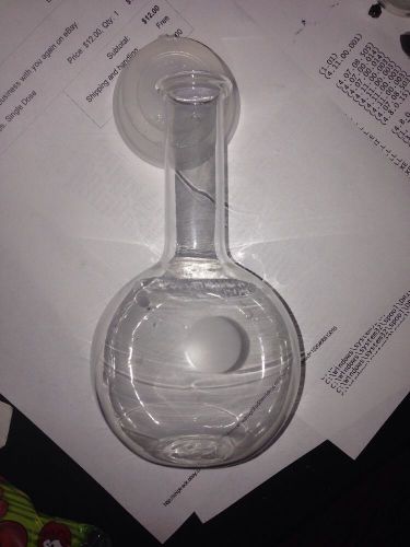 Pyrex 300 ml long neck flat bottom boiling flask *excellent condition for sale