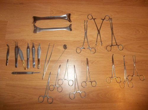 22 pc codman / v. mueller surgical instruments for sale