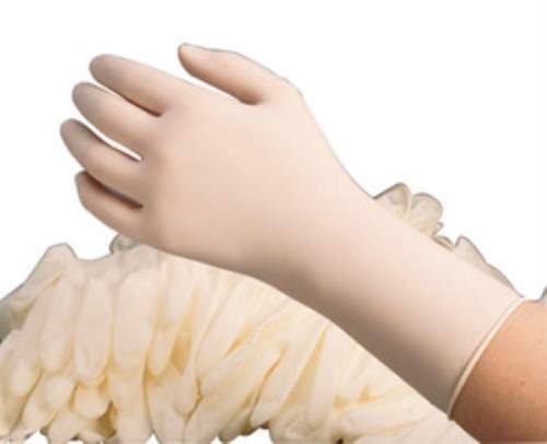 Radnor 9 1/2&#034; White 5 mil Latex Non-Sterile Powder-Free Disposable Gloves