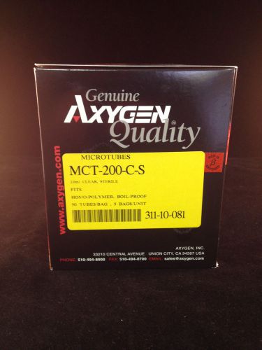 Axygen 2.0ml mct-200-c-s sterile microtubes homo-polymer 50 tubes/bag 5 bags for sale