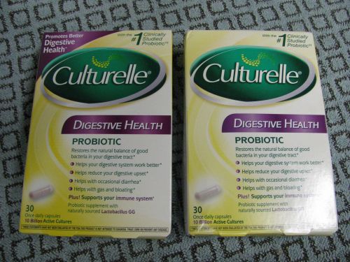 NEW 2 Box Culturelle Digestive Health Probiotic 60 Capsules