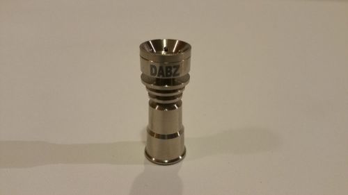 Pure grade 2 titanium 14mm 18mm female domeless nail &amp; free GR2 TI dabber