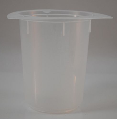 Disposable Polypropylene Tri-Pour Beaker: 400ml, 100/PK