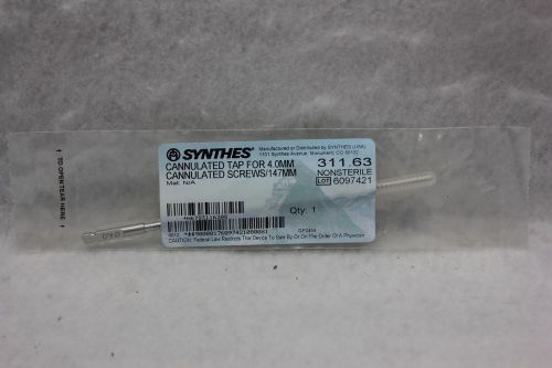 Synthes REF# 311.63 SYNTHES CANNULATED TAP FOR 4.0MM CANNULATED SCREWS/147MM**