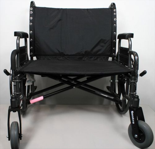 Drive Medical STD30DDA Sentra Heavy Duty Wheelchair, Extra Wide
