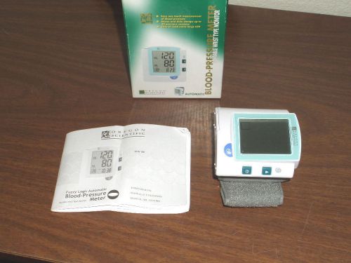 Oregon scientific blood pressure monitor model bpw128 for sale
