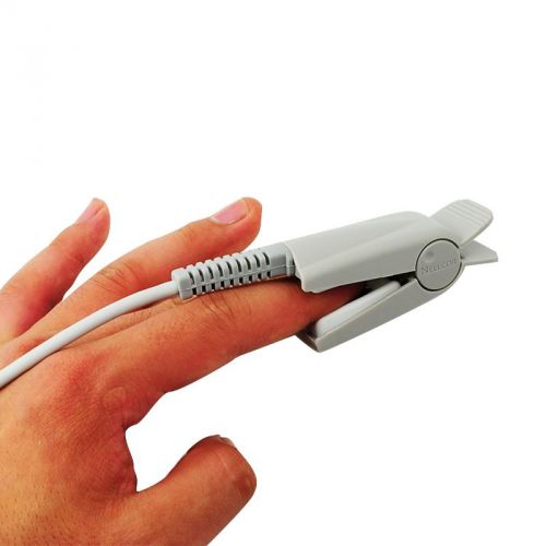 2015+aa datex ohmeda sas-f adult finger clip spo2 sensor probe ,1m/3f, 9 pins+aa for sale