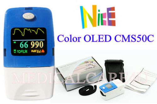 Finger pulse oximeter,blood oxygen saturation oled cms50c pulse monitor ce fda for sale