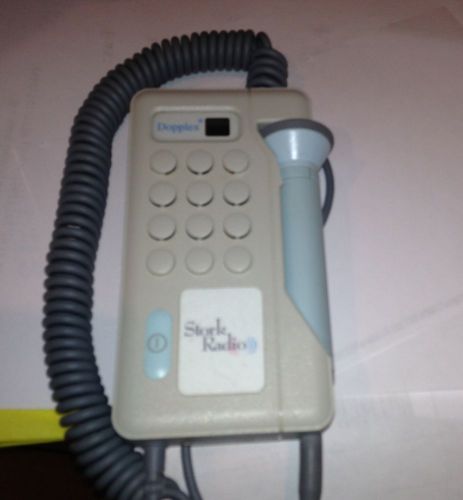 Huntleigh D920 Fetal Doppler with battery &amp; clear gel *missing front clip*