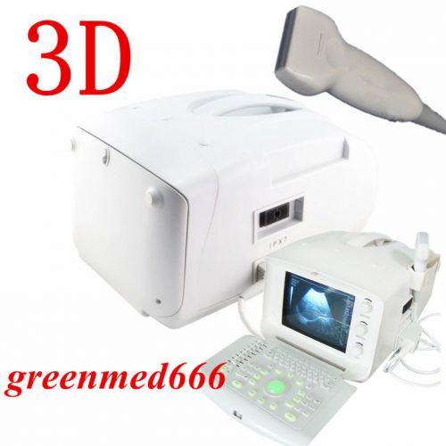 Digital ultrasound scanner machine + 7.5mhz linear transducer probe 3dsoftware for sale