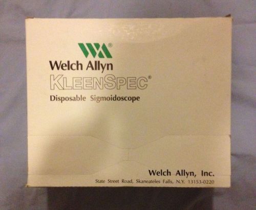Welch Allyn 53130 Kleenspec Disposable Sigmoidoscope Speculum 1 BOX / 25 UNITS