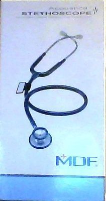 1 navy blue adult size acoustica mdf stethoscope for sale