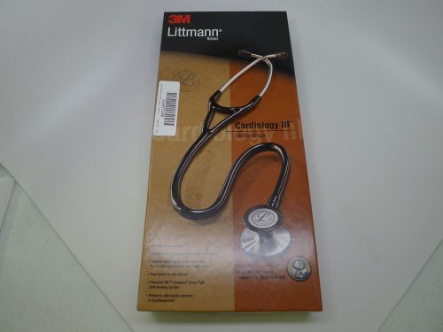 3m littmann master cardiology stethoscope navy blue  27&#034; 3130 open box for sale