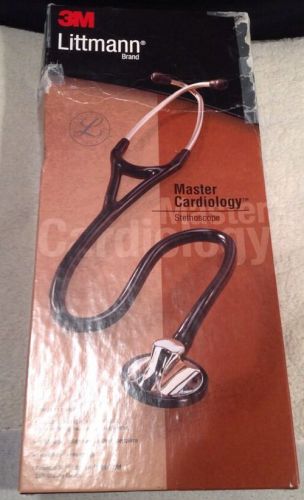 3m™ littmann® master cardiology™ stethoscope, black tube, 27 inch, 2160 box for sale