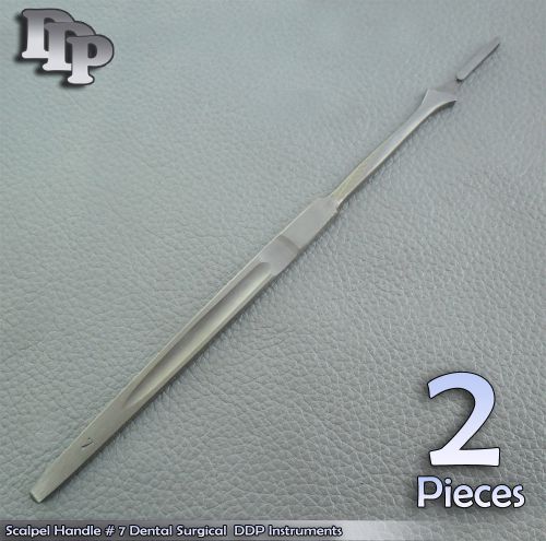 2 Pieces Of Scalpel Handle # 7 Dental Surgical  DDP Instruments