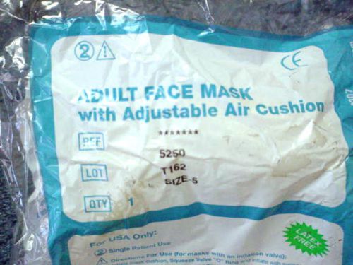 (24) Vital Signs 5250 Adult Face Mask with Adjustable Air Cushion Size 5 @ $1.00