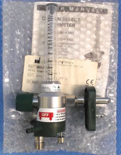 *new* precision medical 15 lpm oxygen select flowmeter - 1/8&#034; 3mfa1001 for sale