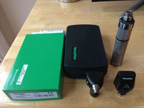Welch Allyn 97200-C Otoscope Ophthalmoscope Set 3.5V Hal Coaxial Set