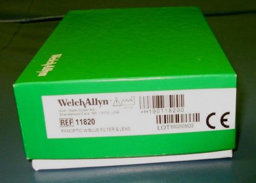 WELCH ALLYN 3.5V PANOPTIC OPHTHALMOSCOPE #11820  WITH CORNEAL VIEWING LENS--NEW!