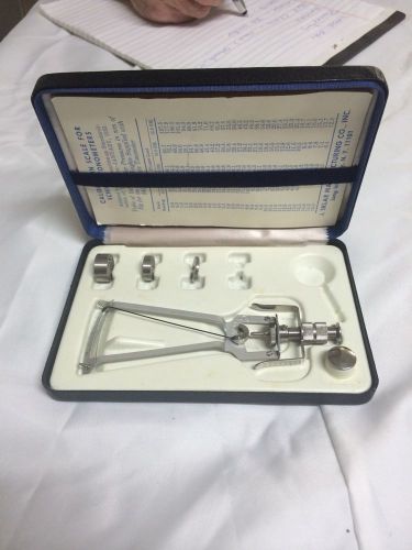 Vintage Sklar&#039;s Schiotz Tonometer Eye diagnostic test glaucoma Ophthalmology