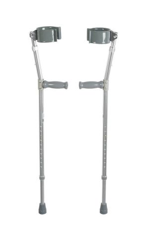 Drive Medical Forearm Crutch, Gray, Adult